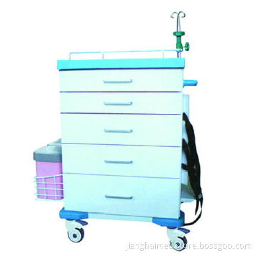 EPC Hospital Emergency Cart, Measures 760 x 500 x 920mm、ISO 9001 and CE Certified
